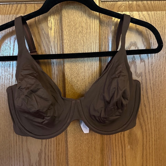 Victoria's Secret Brown Unlined Full Coverage Underwire Bra.  Size 38DD NWT - Picture 1 of 6